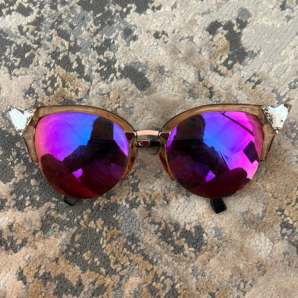Multi color Fendi sunglasses.